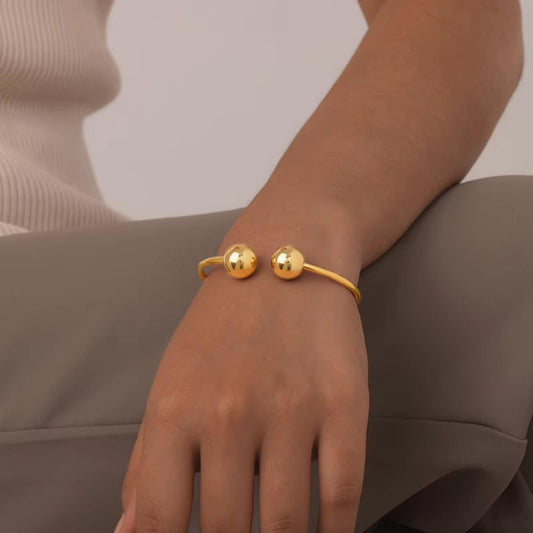 Golden Orbit Cuff