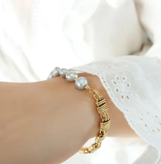 Pearl Knot Harmony Bracelet