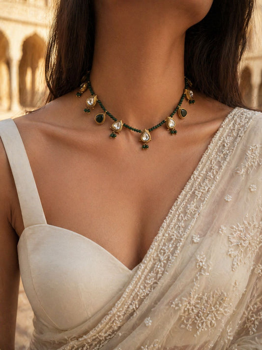 Kundan & Emerald Necklace