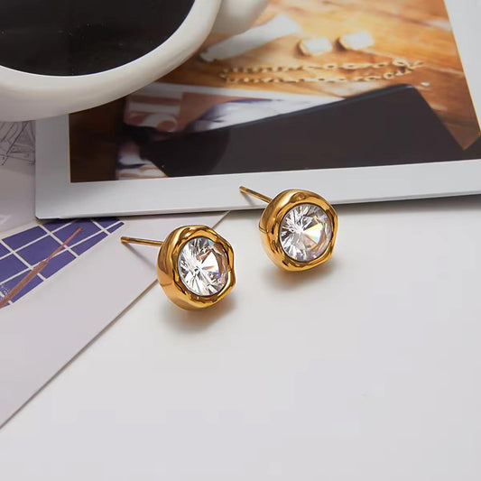 Golden Bloom Studs