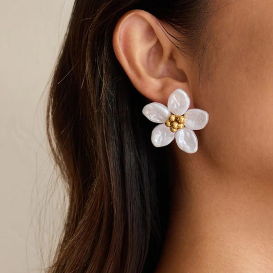 Blossom Pearl Studs
