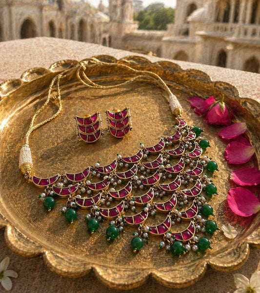 Crescent Rani Choker