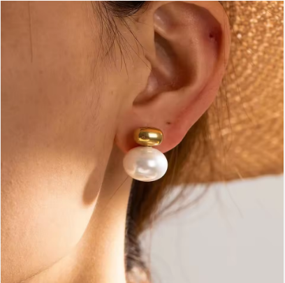 Pearl Stud Earrings