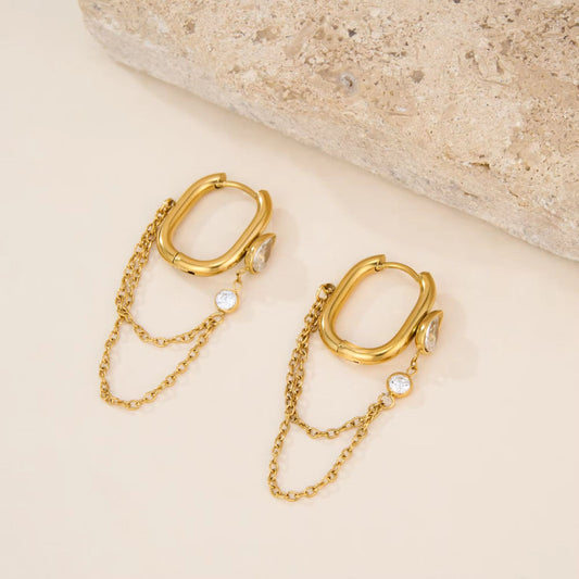 Tassel Hoop Earrings
