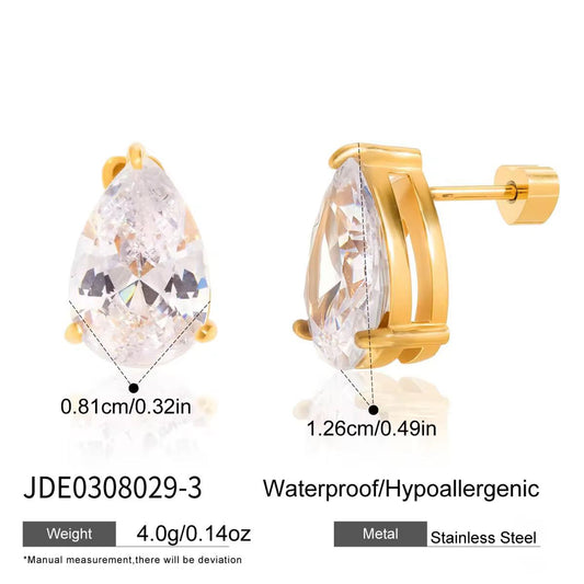 Stella Teardrop Studs
