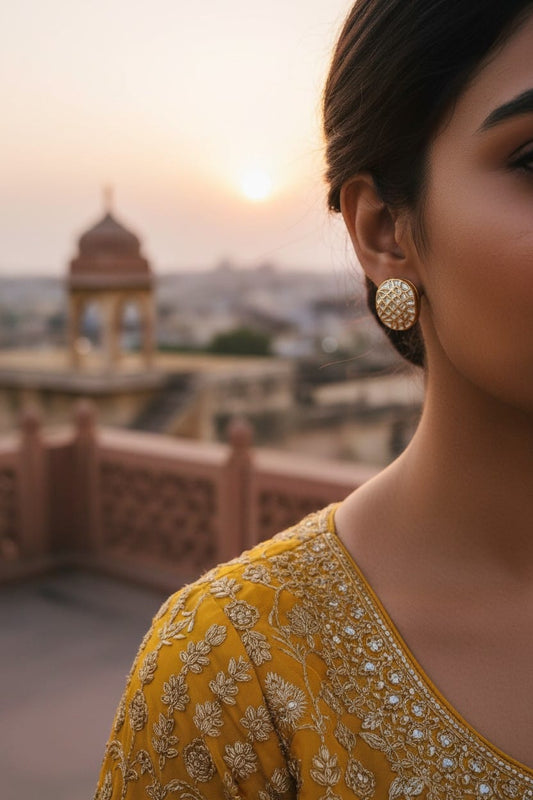 Serenade Gold Studs