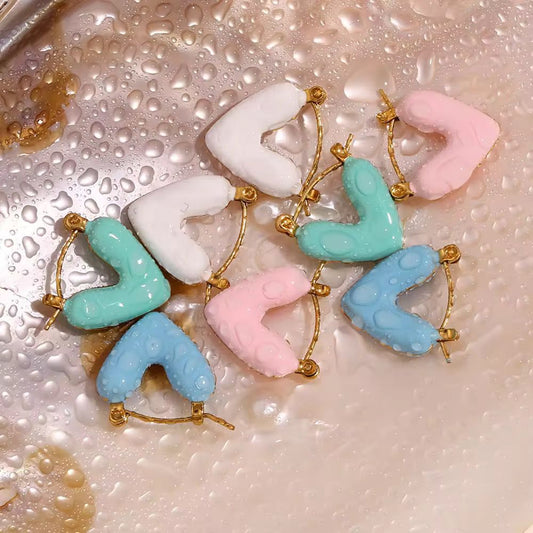K-Pop Petal Hoops